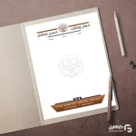 طراحی سربرگ وکیل