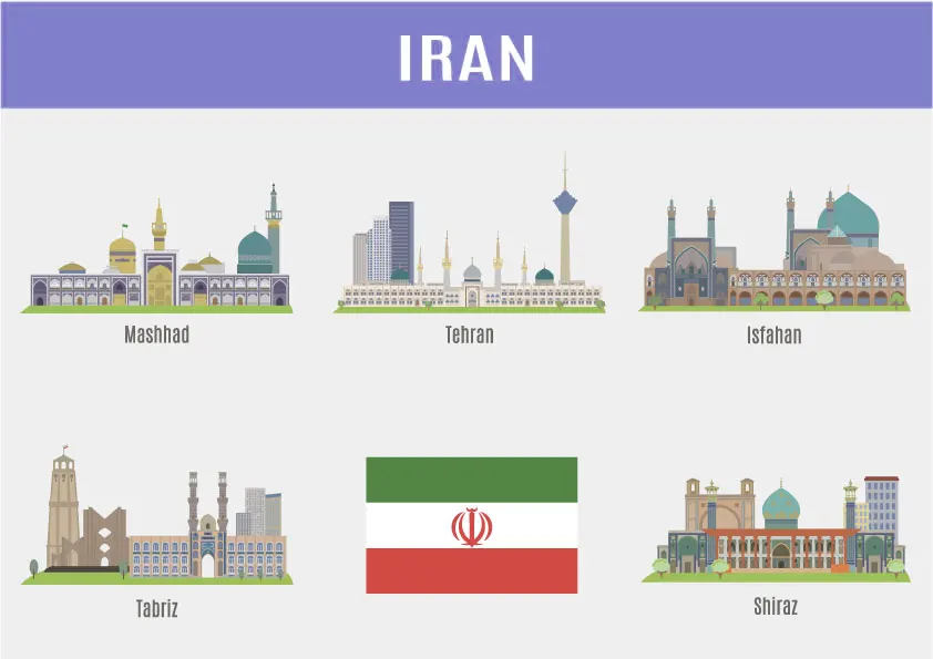 وکتور اماکن ایران