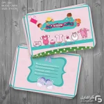 طراحی کارت ویزیت بچه گانه